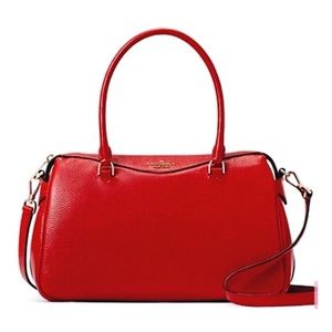 Kate Spade Mimi Satchel Candied Cherry Red